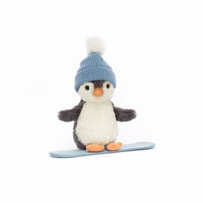 Jellycat Peanut Pinguïn Snowboarding | BD4820356